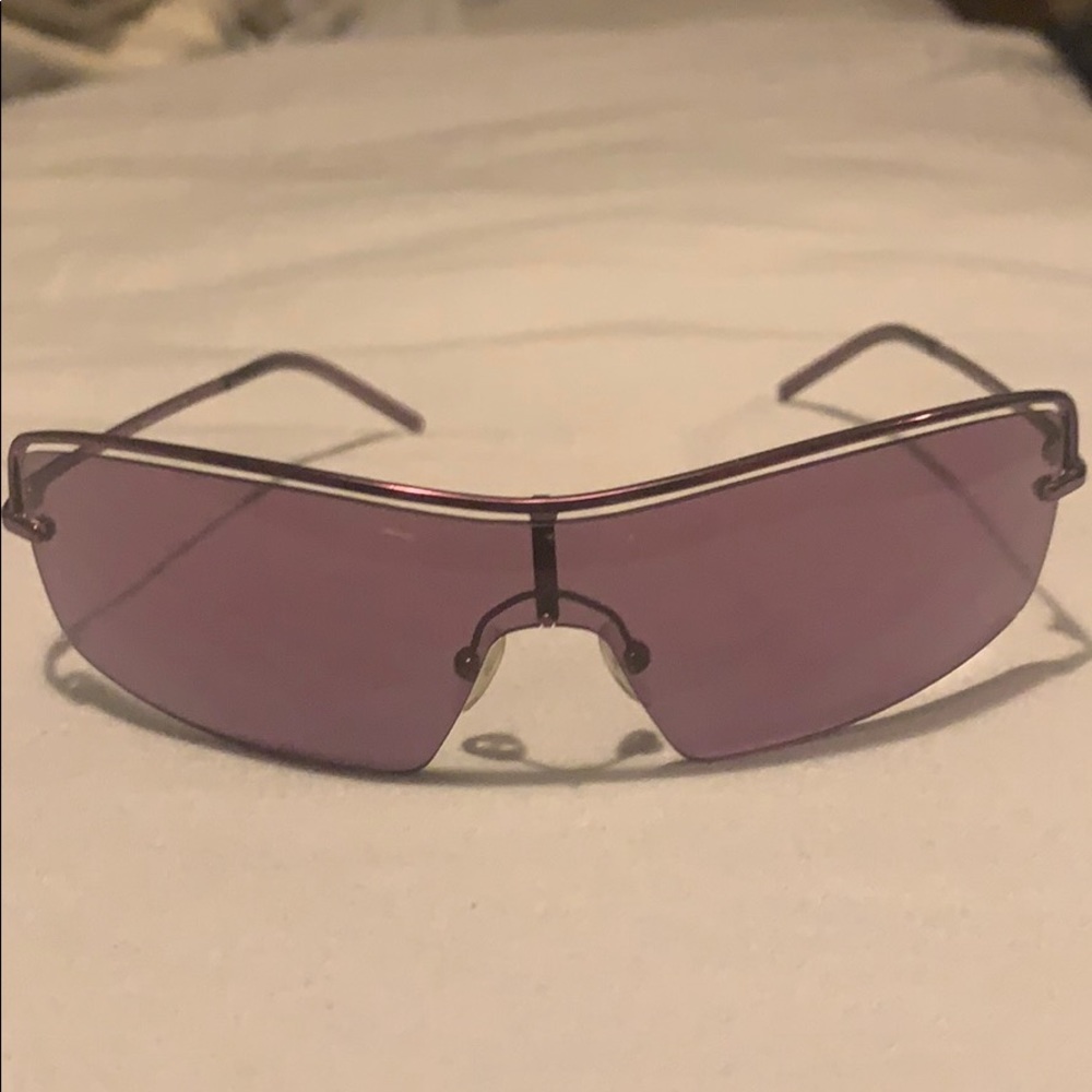 Gucci rimless sunglasses - purple / lavender